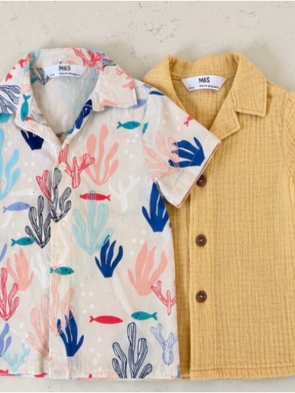 Marks & Spencer Kids' Short-Sleeve Shirt Bundle